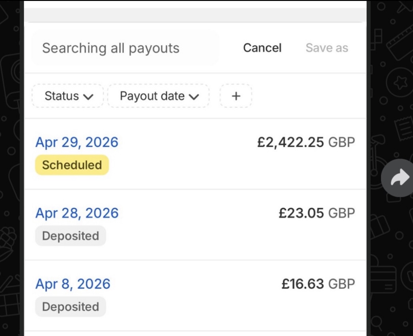 Student result screenshot 3